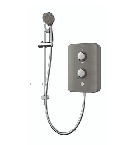 Aqualisa Gainsborough Slim Duo 9.5kW Electric Shower Titanium Grey